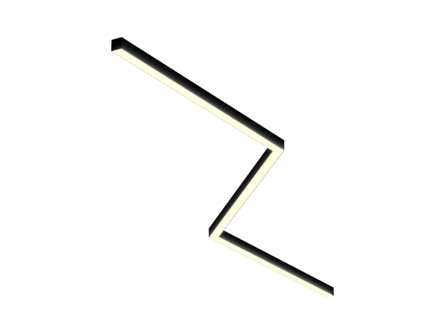 Lamp HOKASU Z 35/40 (RAL9005/3x1291mm-135/LT70 — 3K/78W)