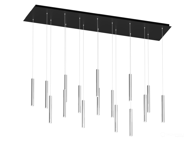 Pendant lamp HOKASU PL14 (SILVER/D40/320mm — 3K/80W/40deg)