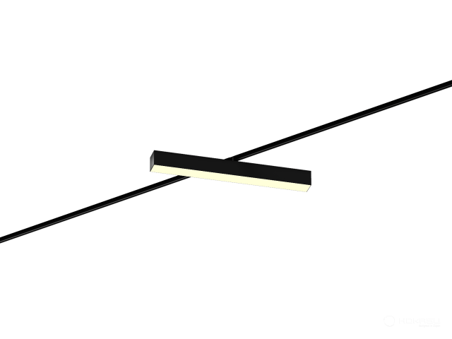 Track lamp HOKASU S50 TR4 (RAL9005/500mm/LT70 — 3K/19W)