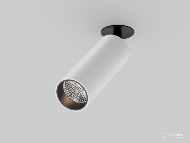 Lamp HOKASU Tube IN with swivel mounting