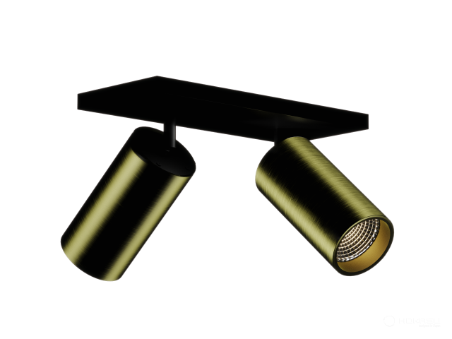 Lamp HOKASU Tube Duo (BLACK GOLD/D75 — 3K/40W/38deg)