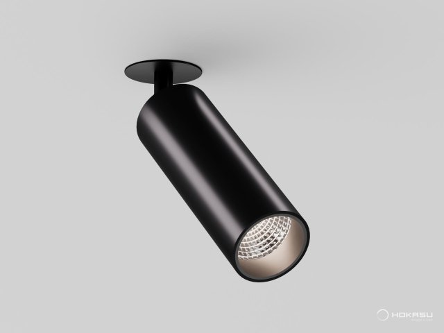Lamp HOKASU Tube IN with swivel mounting