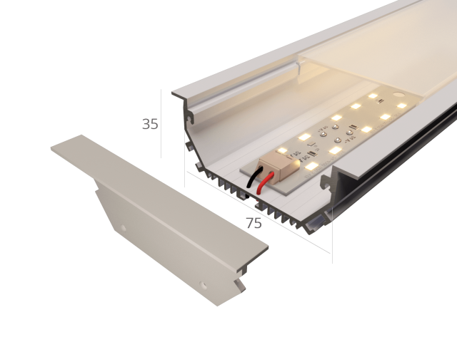 Linear lamp HOKASU 75/35 IN