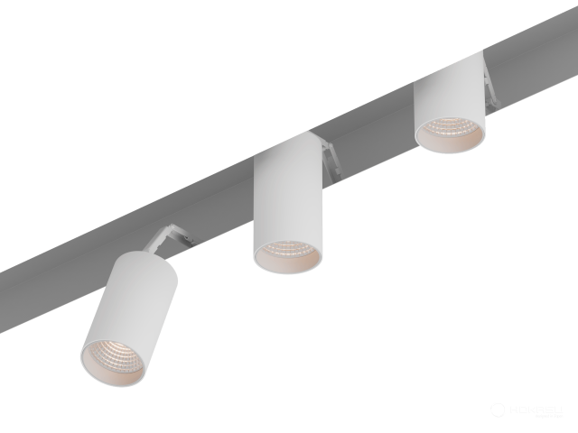 Lamp HOKASU Tube HIDE TR4 (RAL9003/D85 — 3.5K/30W/38deg/CRI97/VB)