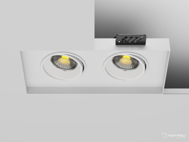Recessed lamp HOKASU DOTs-S Spin Edgeless