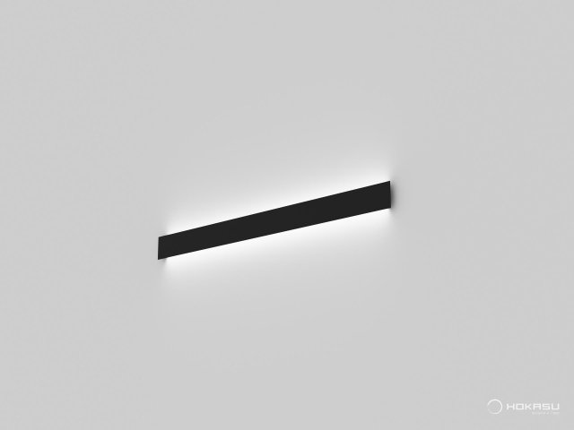 Wall lamp HOKASU WL1 (ral9005/1000mm — 4K/20W)