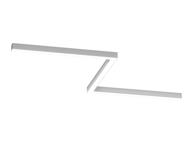 Lamp HOKASU Z 35/40 (RAL9003/3x840mm-90/LT70 — 4K/54W)