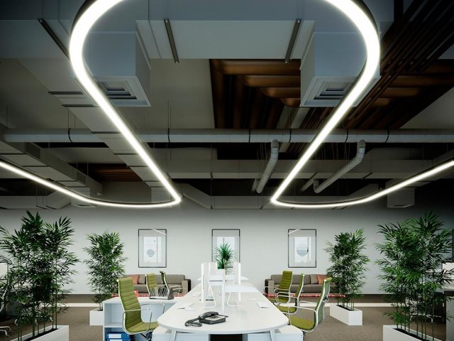 Linear lamp HOKASU Wave