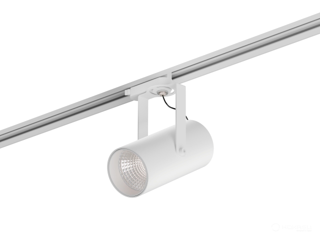 Lamp HOKASU Tube Clip TR2 (RAL9003/D75 — 5K/20W/38deg)