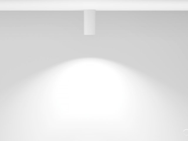 Lamp HOKASU Tube (RAL9003/D75 — 3K/20W/10deg)