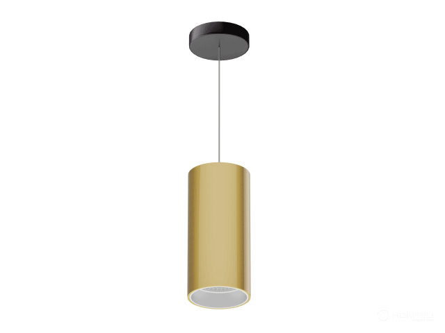 Lamp HOKASU Tube Hang (GOLD/D75/160mm — 4K/20W/10deg)
