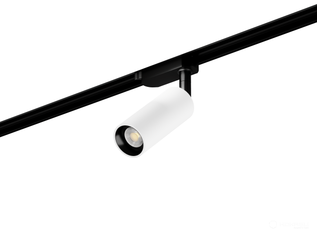 Lamp HOKASU Tube TR2 Lens (RAL9003+B/D40 — 5K/7W/15deg)