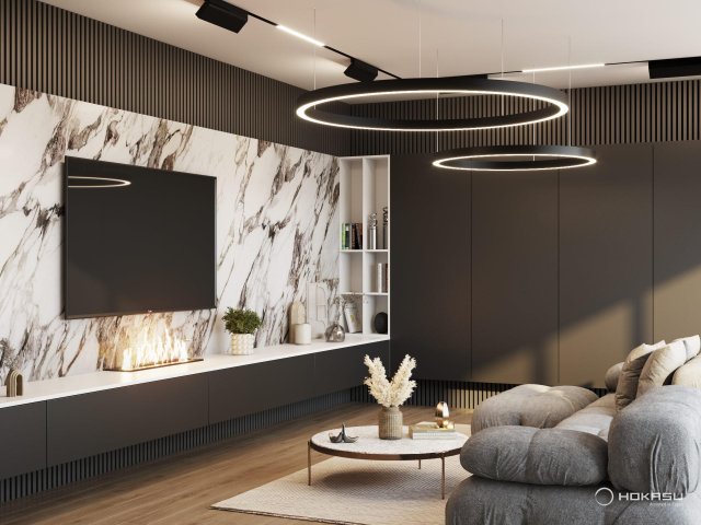 Suspended luminaire HOKASU Halo