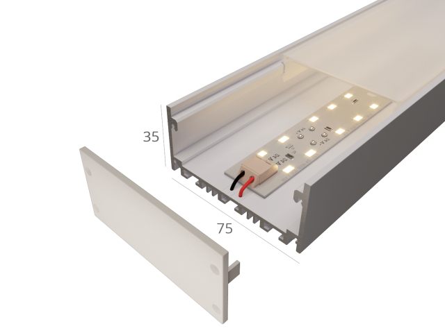 Linear lamp HOKASU 75/35