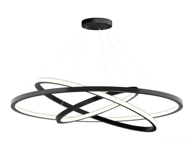 Lamp HOKASU PL6 (RAL9005/D425-625-830/LT70 — 4K/70,8W/120deg)
