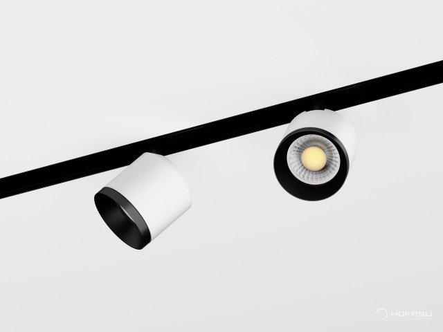 Lamp HOKASU OneLine DOT (RAL9003+B — 4K/10W/24deg)