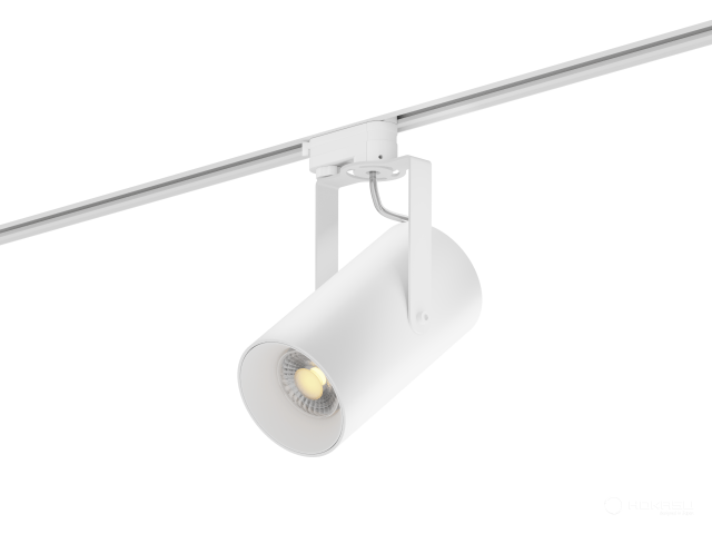 Lamp HOKASU Tube Clip TR4 Lens (RAL9003/D85 — 5K/30W/60deg/CRI97/VB)