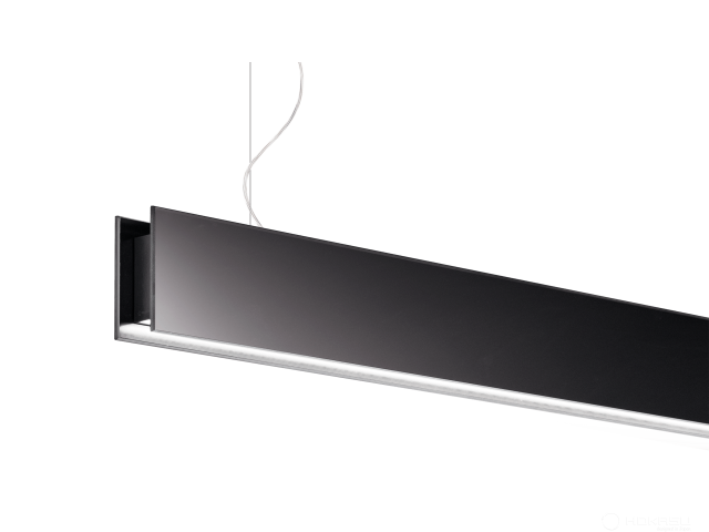 Linear lamp HOKASU i-beam (ral9005/2000mm — 3K/28W)
