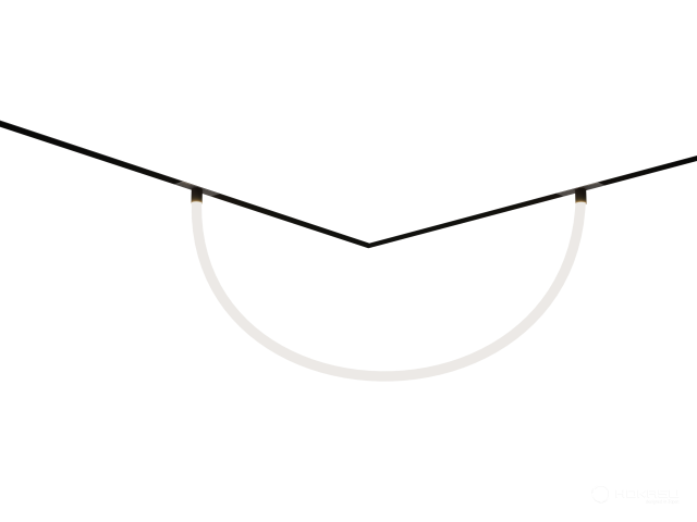 Lamp HOKASU OneLine GhostLight (ral9005/1500mm — 4K/33W)