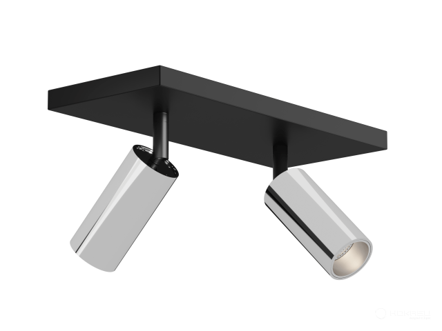 Lamp HOKASU Tube Duo (SILVER/D40/Lens — 3K/10W/24deg)