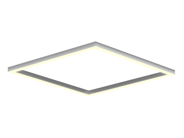 Lamp HOKASU Frame 35/40 (RAL9003/1219x1219mm/LT70 — 3K/104W)