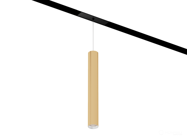 Lamp HOKASU OneLine Tube Hang (GOLD/D40/320mm/Lens — 3K/7W/15deg)
