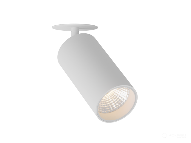 Lamp HOKASU Tube IN (RAL9003/D75 — 3K/20W/23deg)