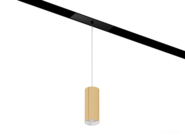 Lamp HOKASU OneLine Tube Hang (GOLD/D40/100mm/Lens — 4K/7W/36deg)