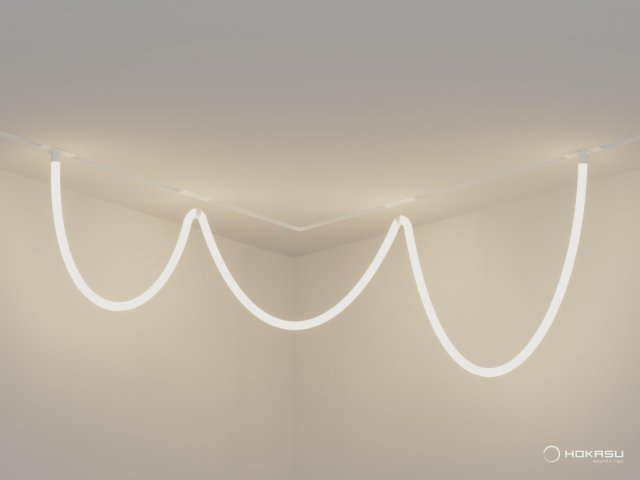 Lamp HOKASU GhostLight (ral9003/5000mm — 3K/110W)
