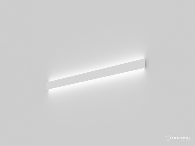 Wall lamp HOKASU WL1 (ral9003/1250mm — 4K/25W)