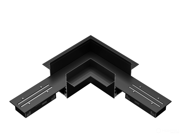 Connecting element HOKASU OneLine Edgeless (L/RAL9005)