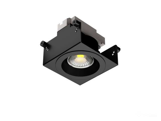 Lamp HOKASU DOT Grilyato-100 (RAL9005 — 3.5K/40W/24deg/VB)