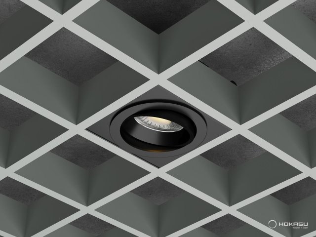 Recessed lamp HOKASU DOT Grilyato Spin