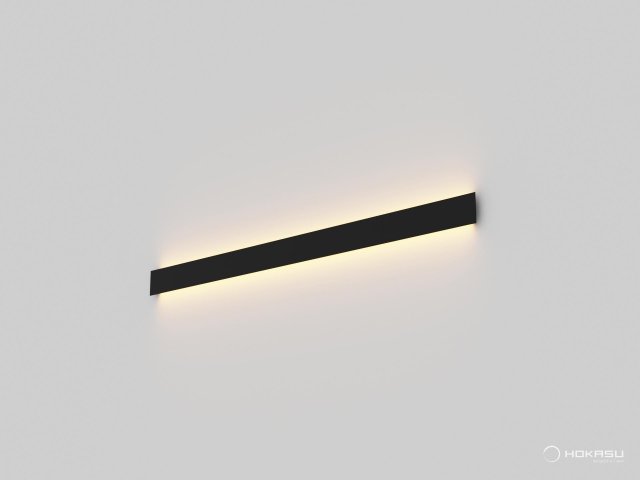 Wall lamp HOKASU WL1 (ral9005/1250mm — 3K/25W)