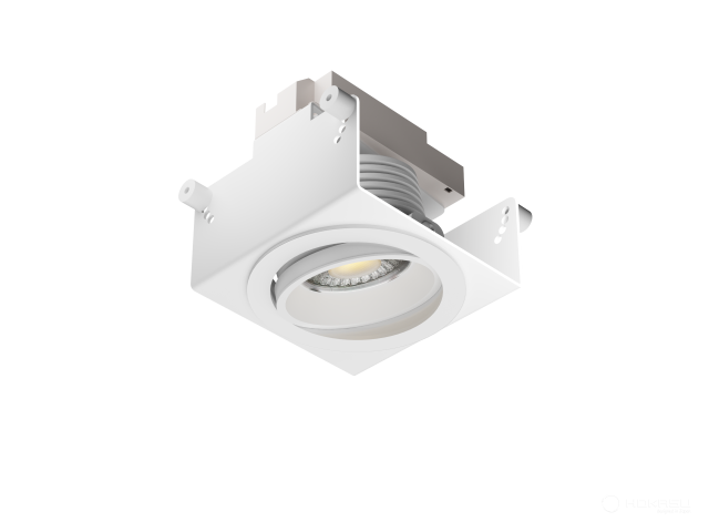 Lamp HOKASU DOT Grilyato-100 Spin noPS (RAL9003 — 2.7K/10W/60deg)