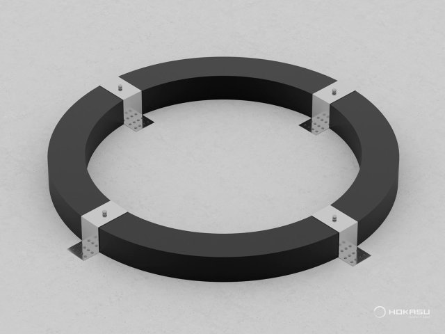  Mounting plate Halo/Wave 100mm