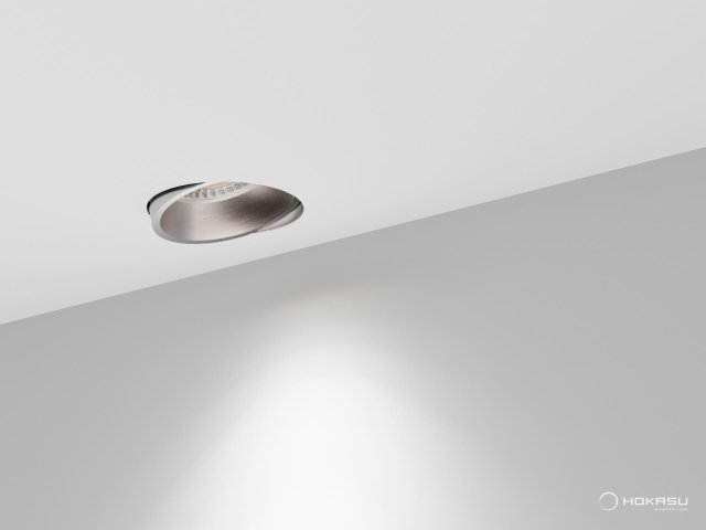 Lamp HOKASU DOT Spin Edgeless noPS (RAL9003 — 4K/20W/24deg/CRI98)
