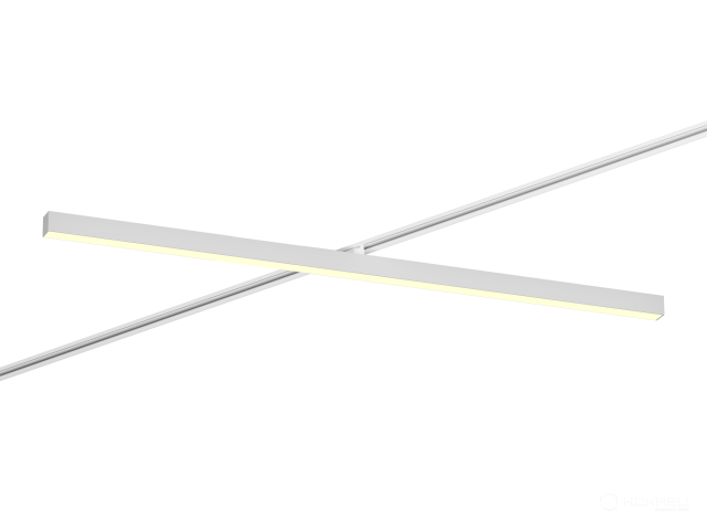 Track lamp HOKASU S50 TR2 (RAL9003/1250mm/Prizma — 3K/48W)