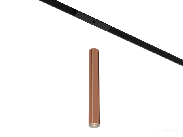 Lamp HOKASU OneLine Tube Hang (COPPER/D40/320mm/Lens — 4K/7W/15deg)