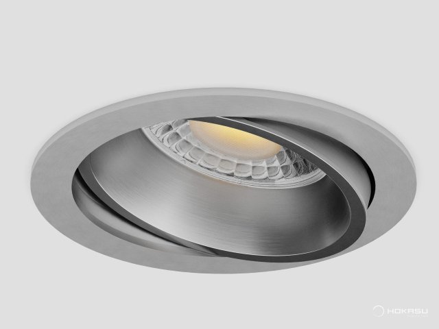 Lamp HOKASU DOT Spin noPS (Silver — 5K/20W/24deg/CRI90)