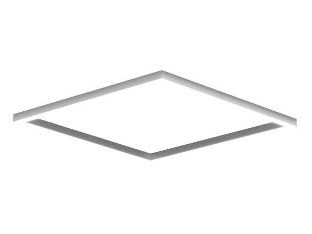 Lamp HOKASU Frame S50 (RAL9003/1219x1219mm/LT70 — 4K/104W)