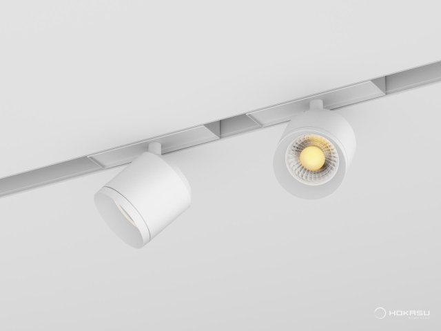 Lamp HOKASU OneLine DOT (RAL9003 — 3K/10W/15deg)