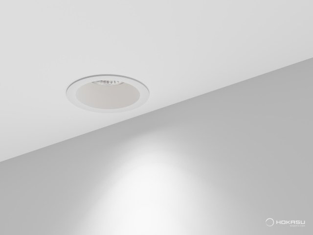 Lamp HOKASU DOT (RAL9003 — 3K/10W/15deg/CRI90)