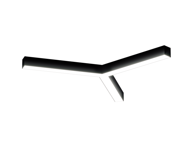 Lamp HOKASU Star S50 (RAL9005/3x410mm/LT70 — 4K/26W)