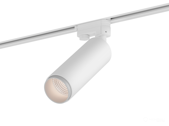 Lamp HOKASU Tube Zoom TR4 (RAL9003/D55/160mm — 2.7K/10W/12-50deg)