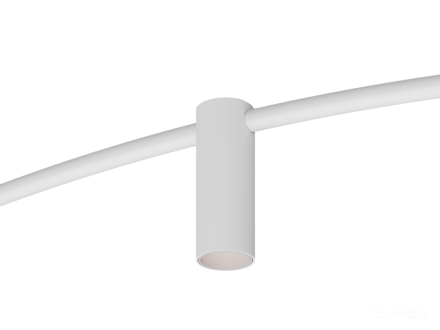 Lamp HOKASU PL12 Tube (RAL9003/D55/140mm — 4K/10W/38deg)