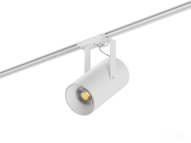 Lamp HOKASU Tube Clip TR2 Lens (RAL9003/D85 — 5K/30W/15deg/CRI97/VB)