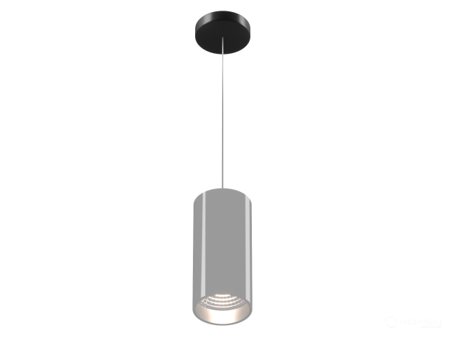 Lamp HOKASU Tube Hang (SILVER/D75/160mm — 3K/20W/38deg)