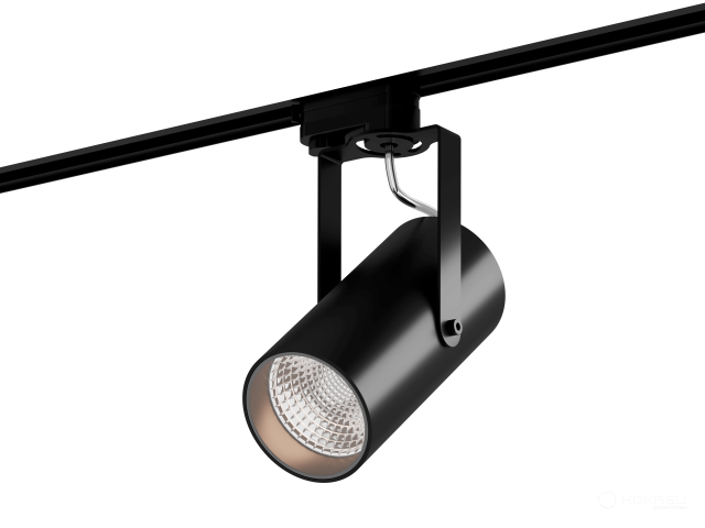 Lamp HOKASU Tube Clip TR4 (RAL9005/D75 — 2.7K/20W/23deg)