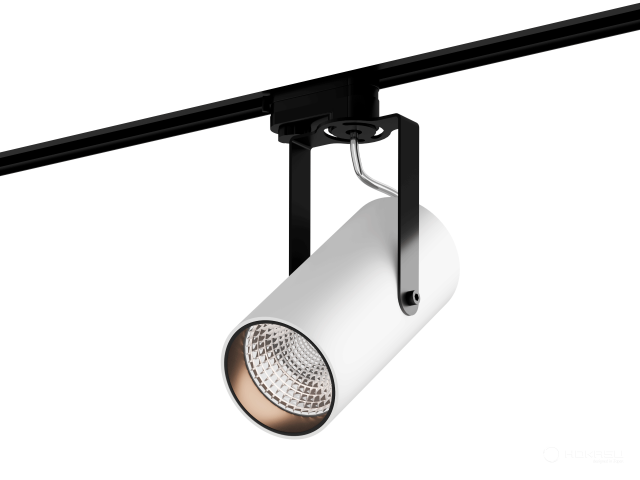 Lamp HOKASU Tube Clip TR4 (RAL9003+B/D75 — 5K/20W/10deg)